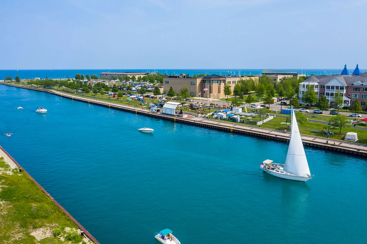 Kenosha harbor and marina