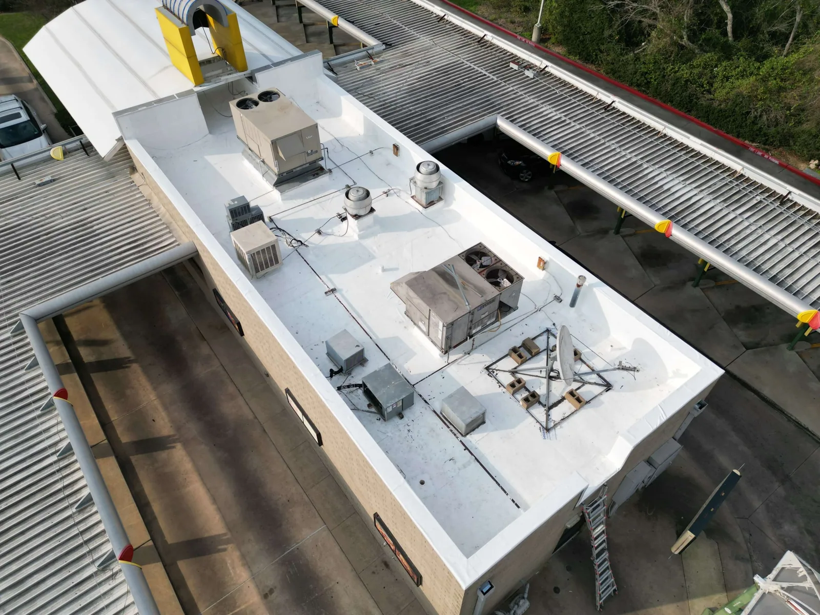 Infrared Roof Moisture Survey